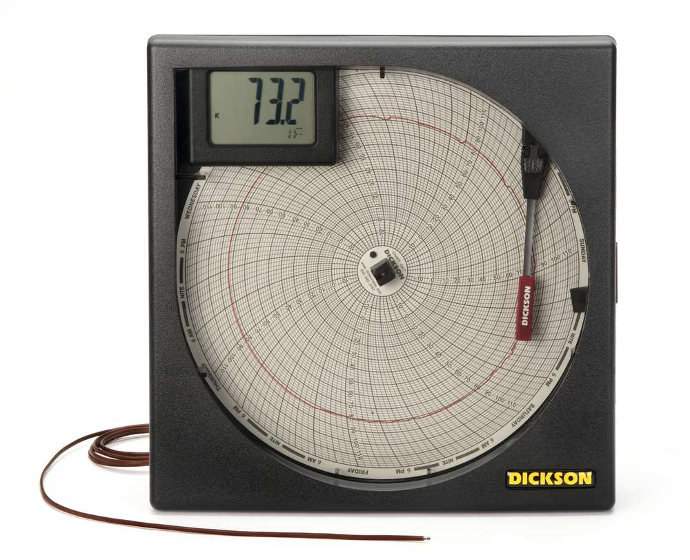 Circular Temperature Chart Recorder