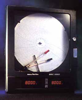 Partlow, MRC 8000, Circular, Chart, Recorder