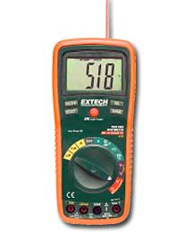 EX470: MultiMeter with IR Laser Thermometer 
