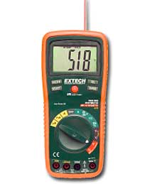EX470: MultiMeter with IR Laser Thermometer 