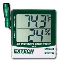 445715: Big Digit Remote Probe Hygro-Thermometer 