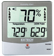 445814: Hygro-Thermometer Humidity Alert with Dew Point