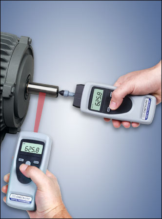 Portable Tachometer - Combination Contact & Non-Contact Digital Tachometer CDT-2000HD