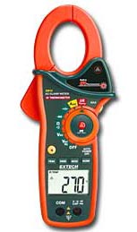 EX810: 1000A AC Clamp Meter with IR Thermometer
