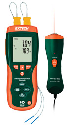 HD200: Differential Thermometer Datalogger + IR Thermometer